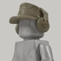 WWII German Field Cap With Headset