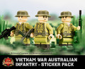 Vietnam War Australian Infantry – Squad Pack Stickers