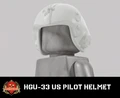 HGU-33 US Pilot Helmet – White