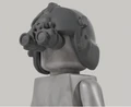 HGU-56p with Night Vision - Modern Rotorcraft Helmet