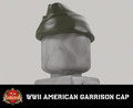 WWII American Garrison Cap - OD Green
