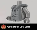 WWII Kapok Life Vest