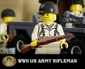 WWII US Army Rifleman - Brickmania Classic Series
