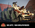 Sd.Kfz. 166 Brummbär - German Heavy Assault Gun