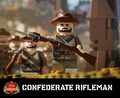 American Civil War Confederate Rifleman