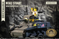 M3A1 Stuart  – WWII American Light Tank- Brickmania Classic Series