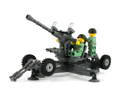 M1 40mm Anti-Aircraft Gun + 3 US Marines Bundle