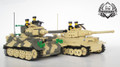 Side by side comparison with Brickmania's 2003 version of the Tiger I