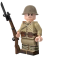 WWII Japanese Infantry with Perfect Caliber™ BrickArms® Japanese Arisaka with Bayonet