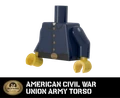 American Civil War Union Army Torso - Brickmania Classic Series