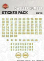 Dweller Numbers Sticker Pack