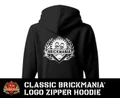 Classic Brickmania Logo – Zip Hoodie