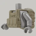 Modern US Marine Plate Carrier with Rucksack