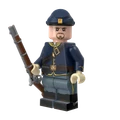 Civil War Dismounted Union Cavalry with Perfect Caliber™ BrickArms® Caplock Musket 