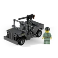 USMC 4x4 Utility Car – WWII Utility Vehicle – Brickmania Classic Series
