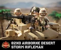 82nd Airborne Desert Storm Rifleman with Perfect Caliber™ BrickArms® M16A2