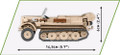 COBI Sd.Kfz. 10 Demag D7: Set #2273