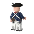 Revolutionary War Soldier V3 with Perfect Caliber™ BrickArms® Flintlock Musket