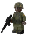 US Army Vietnam War 1st Cavalry Trooper with Perfect Caliber™ BrickArms M16