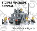 M1025 HMMWV - Dark Gray  + BONUS FIG PACK