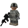 Modern US Army Rifleman in UCP Camouflage 