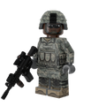 Modern US Army Rifleman in UCP Camouflage 