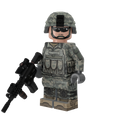 Modern US Army Rifleman in UCP Camouflage 