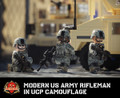 Modern US Army Rifleman in UCP Camouflage 