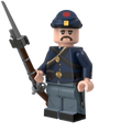 Civil War 20th Maine Rifleman with Perfect Caliber™ BrickArms® Caplock Musket & Bayonet