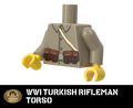WWI Turkish Rifleman Torso - Brickmania Classic Series