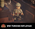 WWI Turkish Rifleman with Perfect Caliber™ BrickArms Gewehr 98 w/ Bayonet