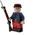 WWI Early War French Rifleman with Perfect Caliber™ BrickArms® Lebel Rifle