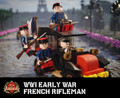 WWI Early War French Rifleman with Perfect Caliber™ BrickArms® Lebel Rifle
