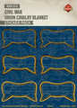 Civil War Union Cavalry Blanket  – Sticker Pack