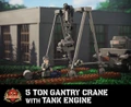 5 Ton Gantry Crane With Tank Engine - WWII German Mechanics Equipment
