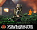 WWII Barbarossa German Flamethrower Operator