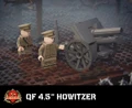 QF 4.5" Howitzer + 2 Crewman