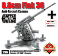 Air Defense Bundle: 8.8cm Flak 36 Anti-Aircraft Cannon + Crewman