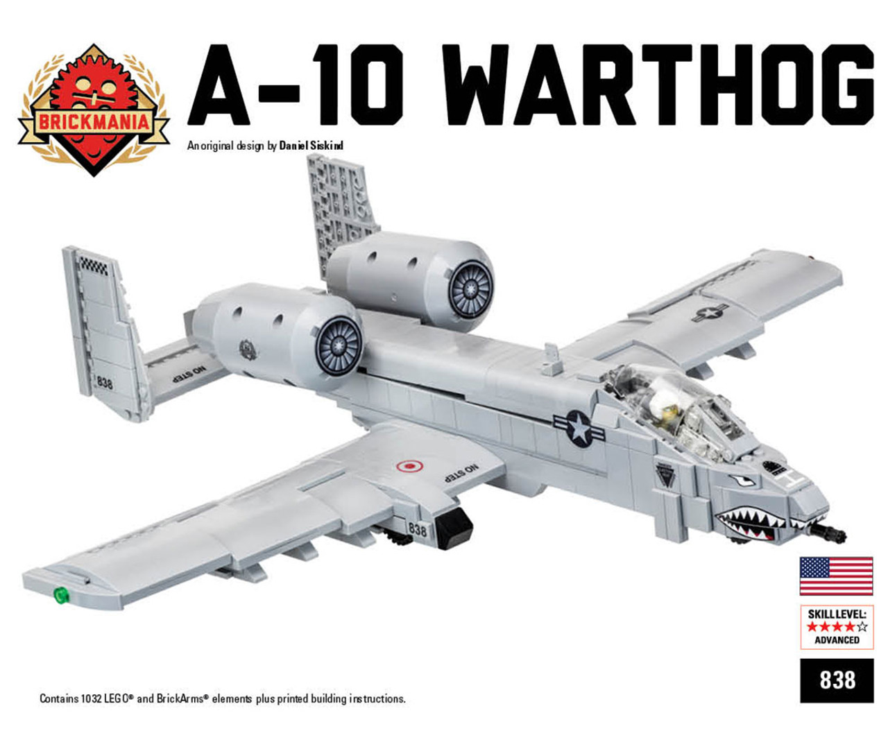 lego warthog plane