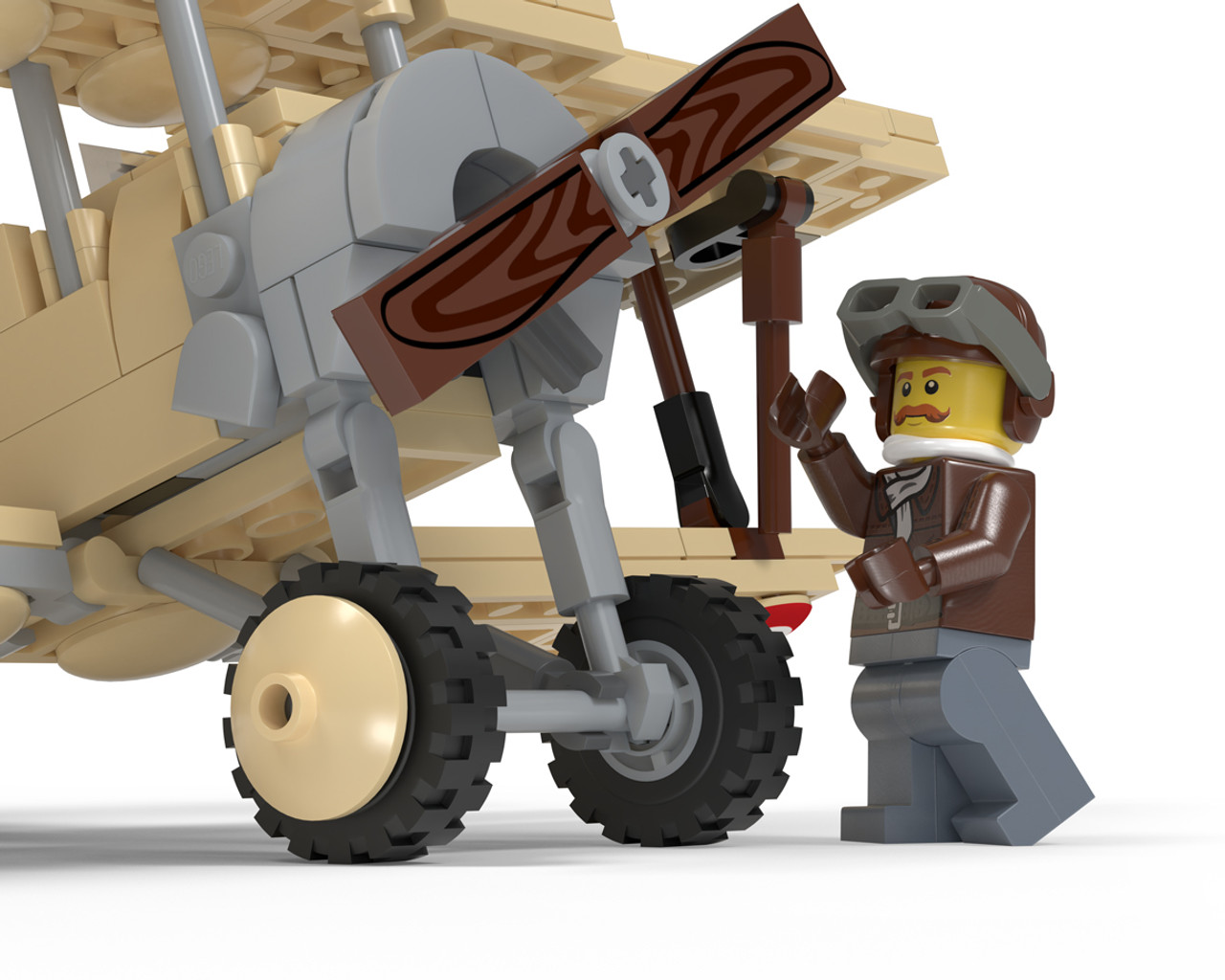 Nieuport 11 - WWI French Fighter Aircraft - Brickmania Toys