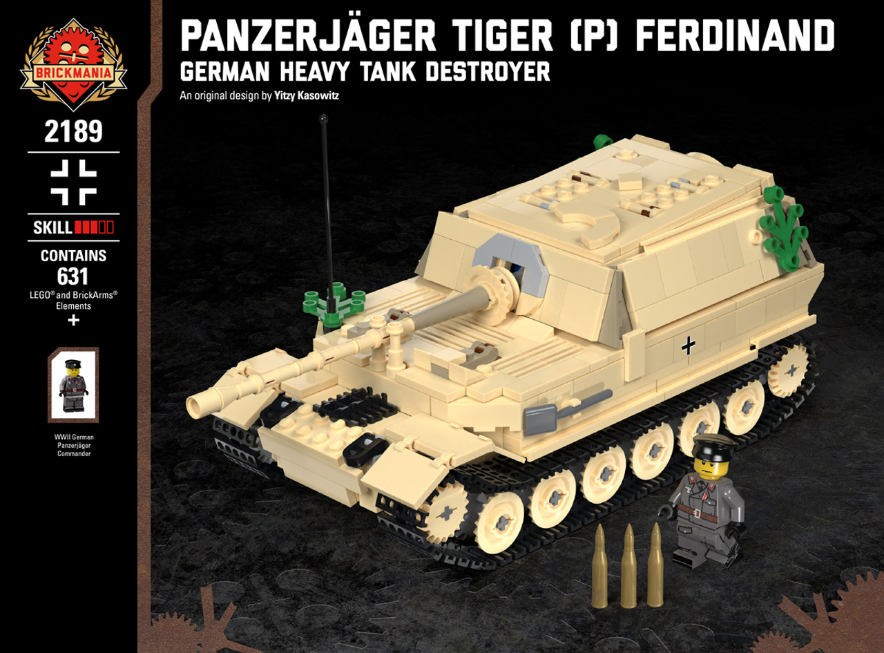 Panzerjäger Tiger (P) Ferdinand - German Heavy Tank Destroyer ...