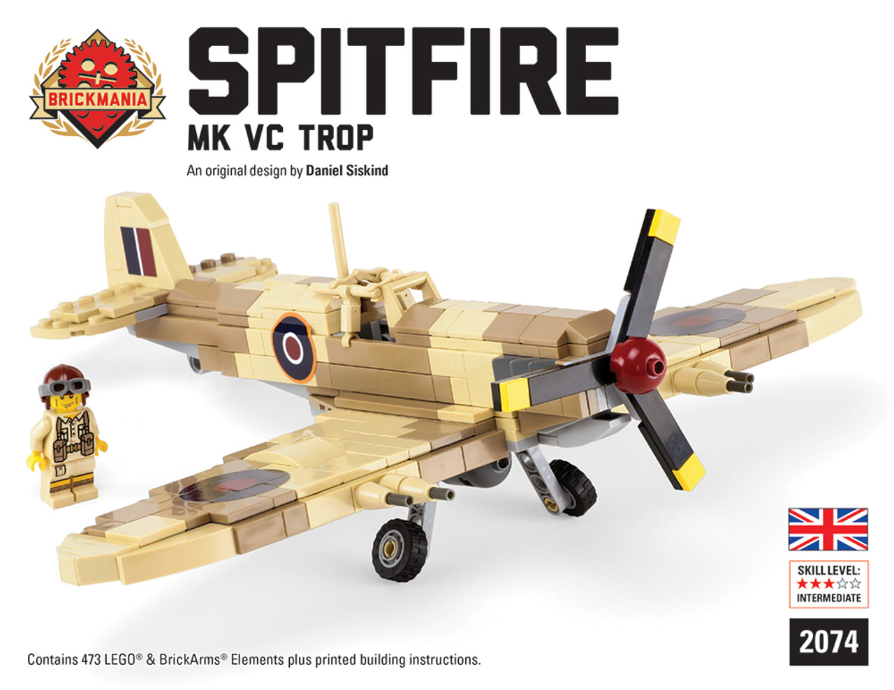 lego spitfire kit