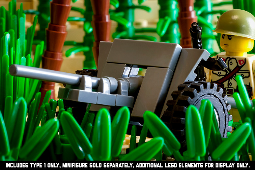 Type 1 47mm Anti-Tank Gun - Brickmania Toys