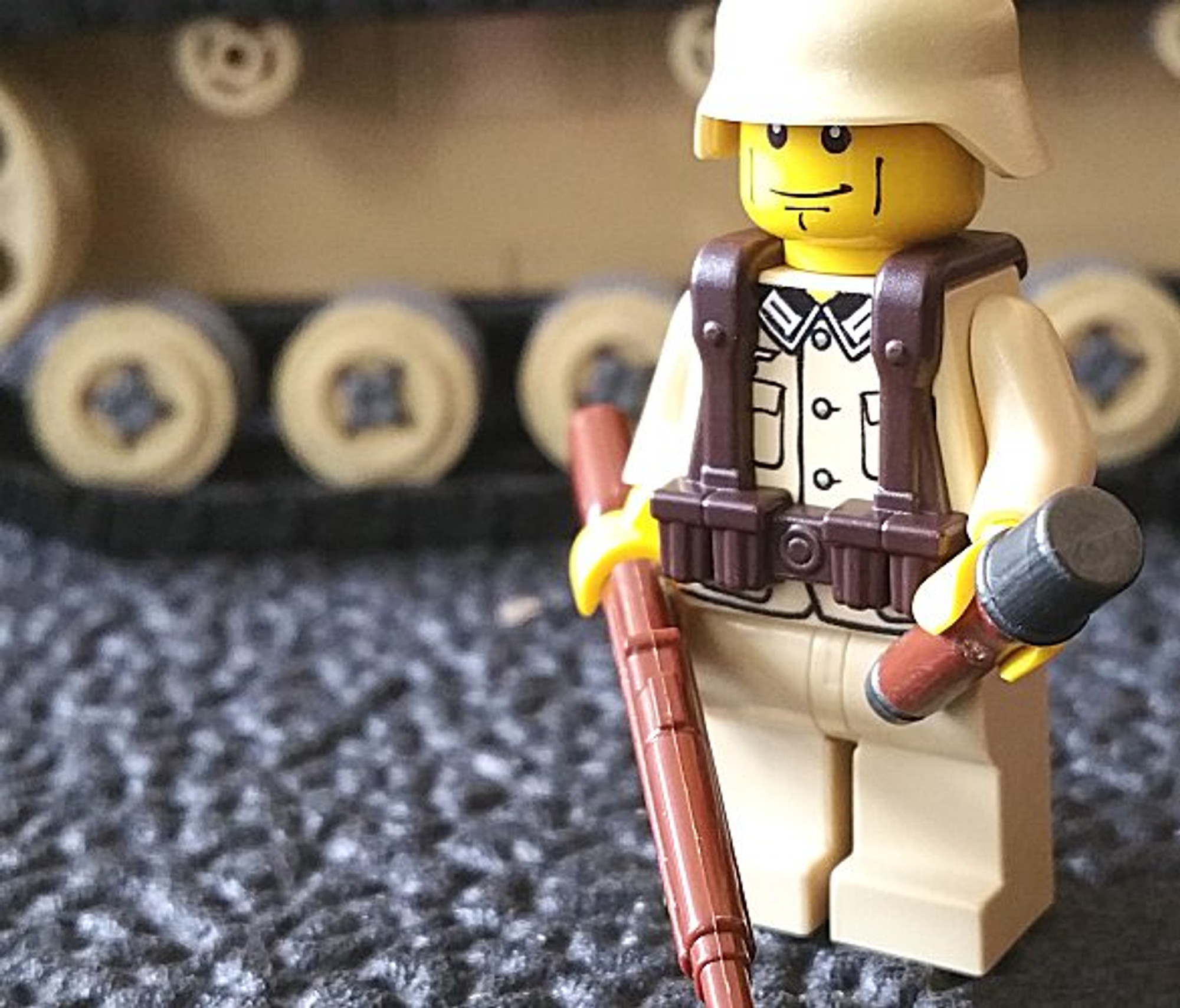 BrickArms German Rifleman - WWII Field Gear - Brickmania Toys