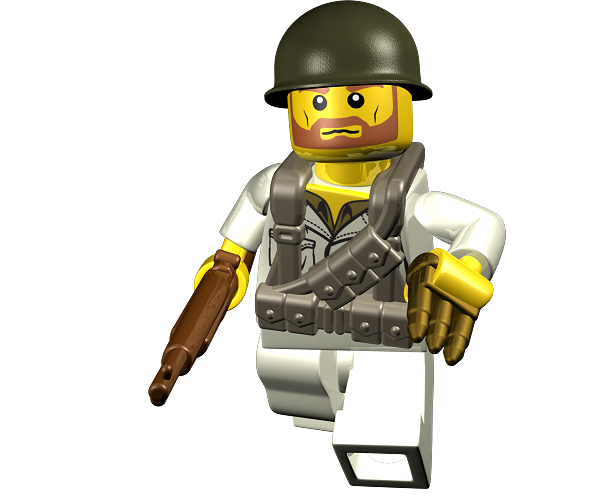 BrickArms WW2 Waffenset – 22 Teile, Kompatibel Mit Klemmbaustein-Figuren, Waffen & Helme Aus WWII