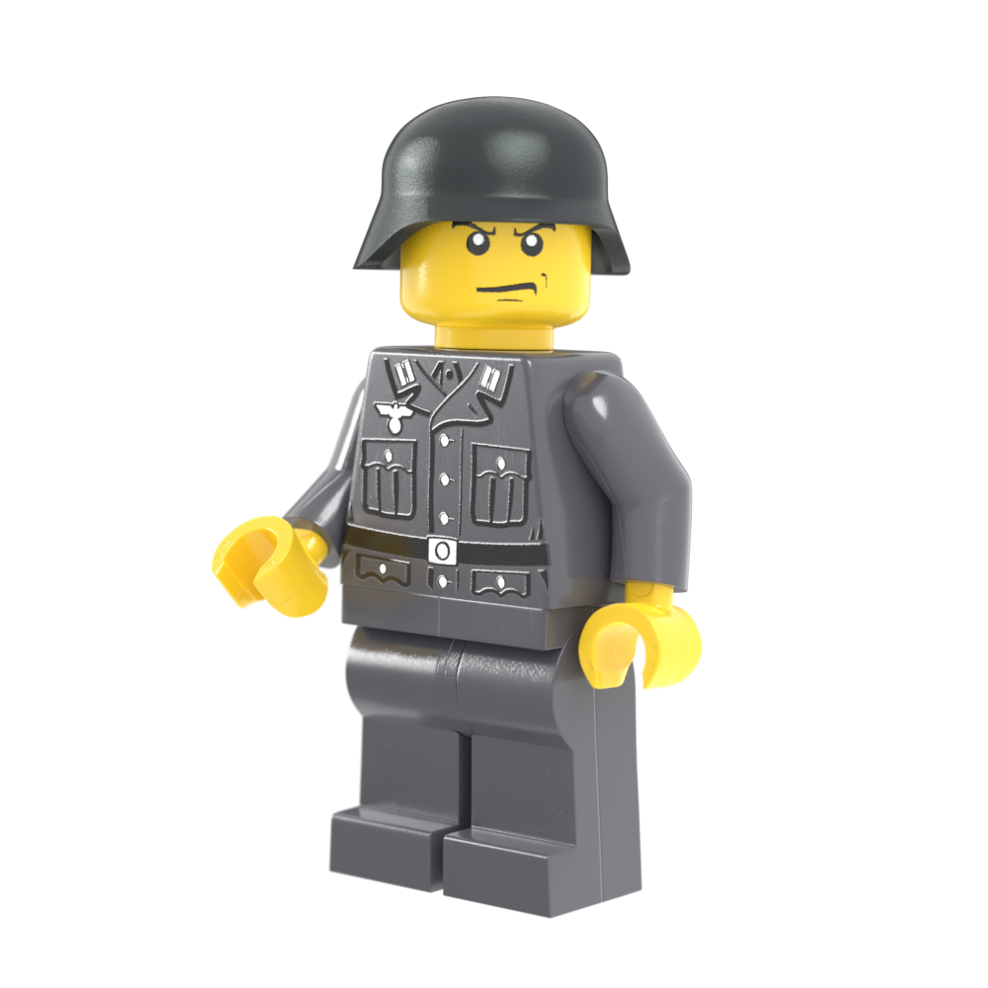 World War II German Heer Soldier (Dark Gray) Toys