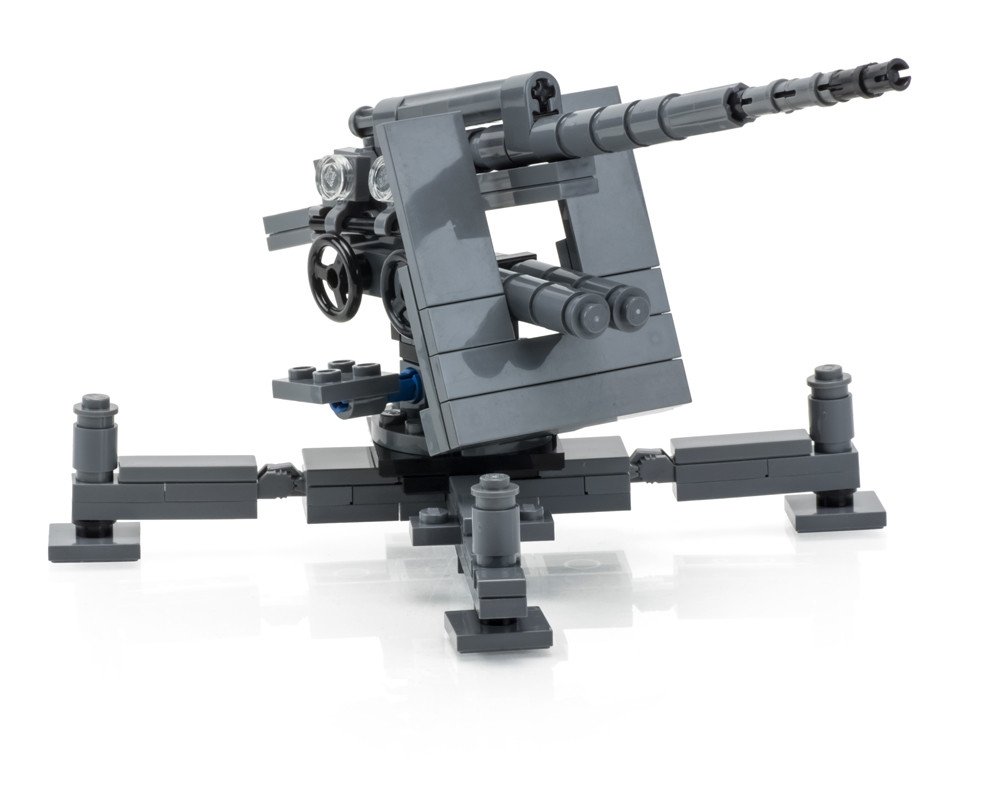 Flak 36 8.8 cm Anti-Aircraft Gun - Flakkorps Upgrade - Brickmania Toys