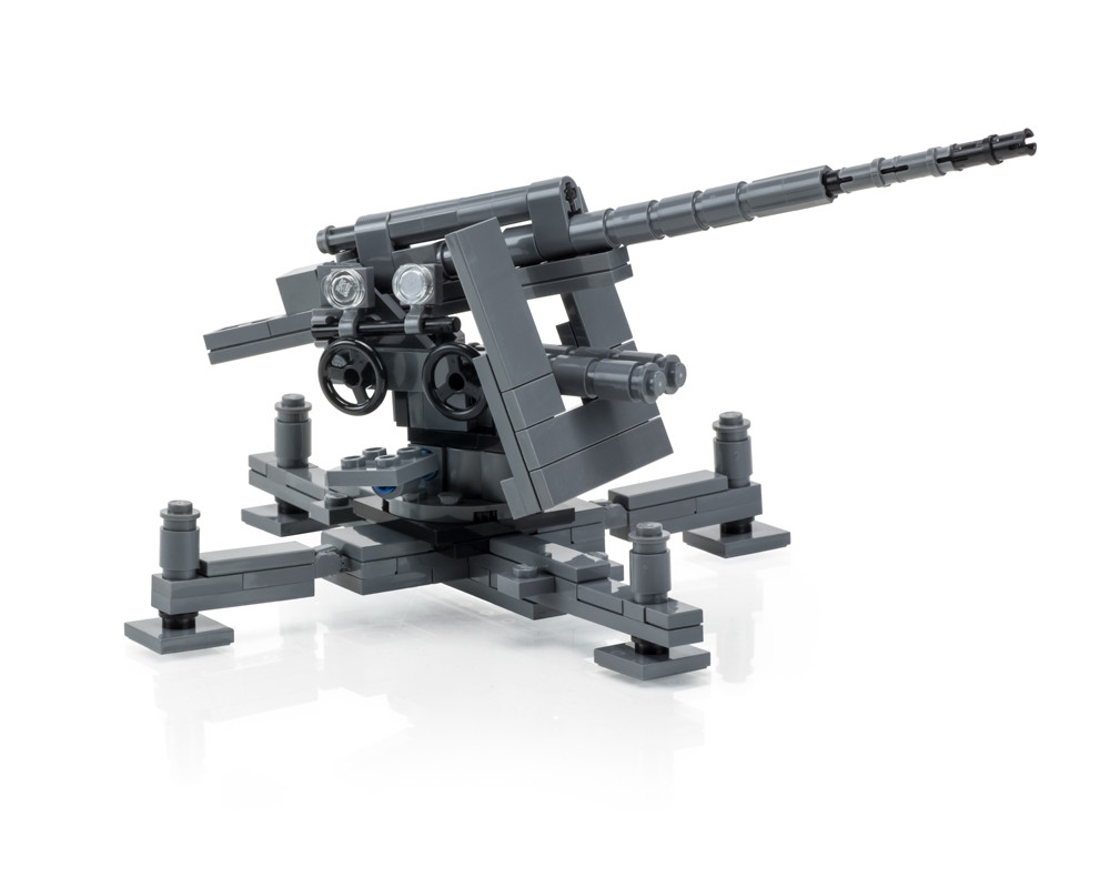 Flak 36 8.8 cm Anti-Aircraft Gun - Flakkorps Upgrade - Brickmania Toys