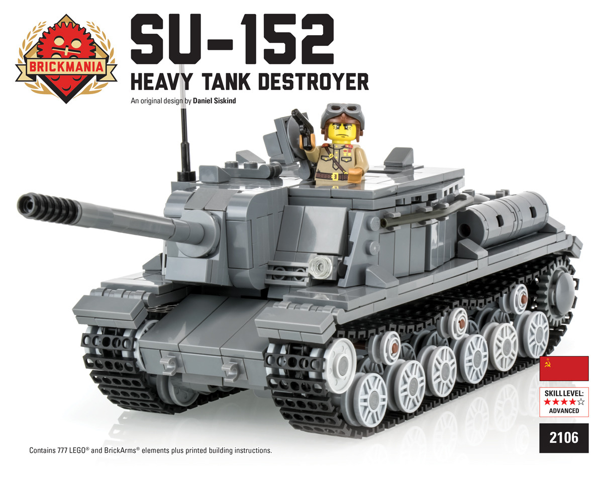 Su-152 Heavy Tank Destroyer / Assault Gun - Brickmania Toys