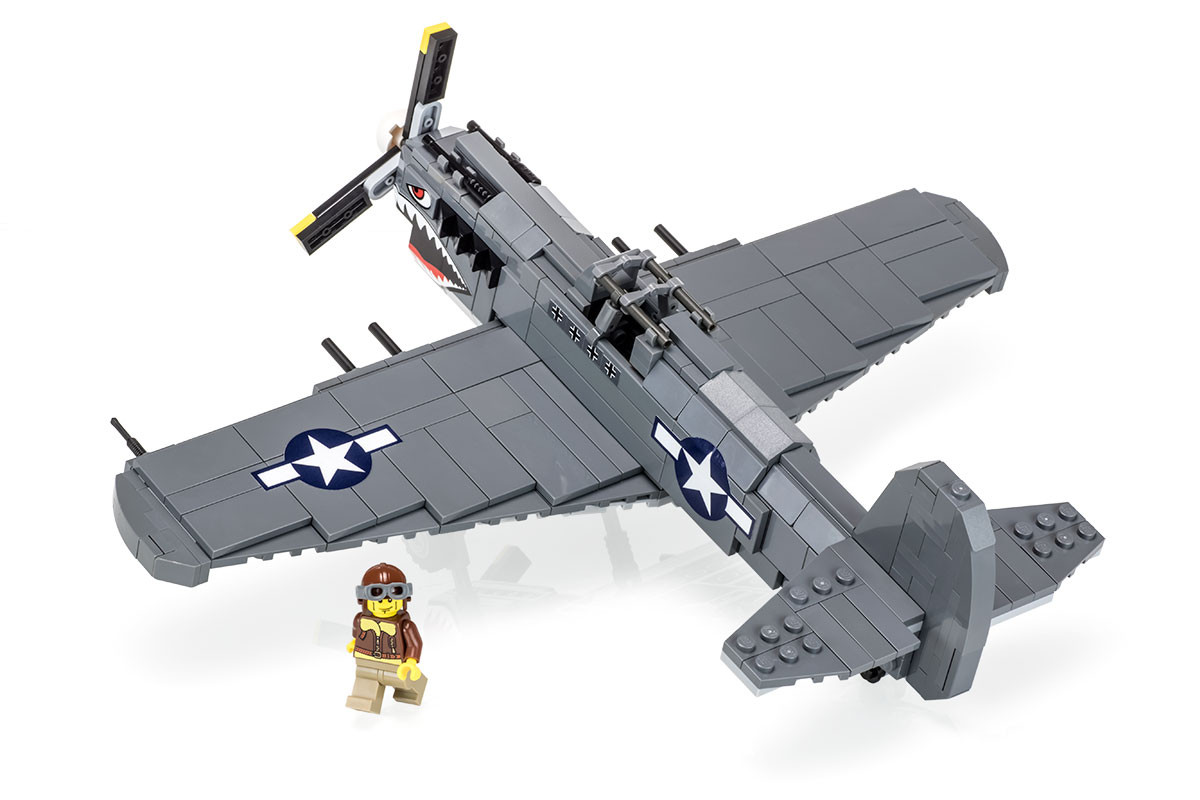 P-40 Warhawk - US Army Air Force Edition - Brickmania Toys